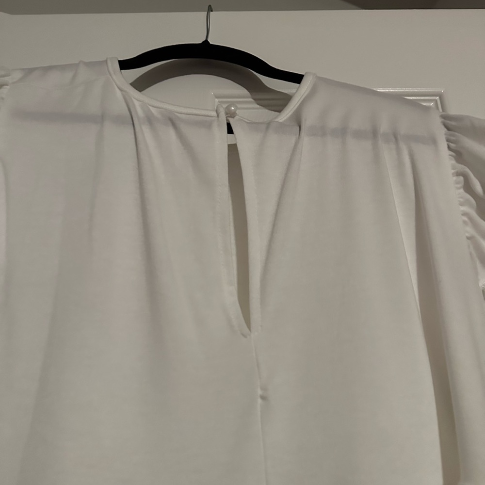 White Ruffle Sundress - Picture 2 of 3